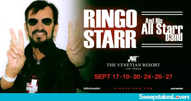 SiriusXM Ringo Starr Sweepstakes 2025 (SiriusXM.com/Sweepstakes)