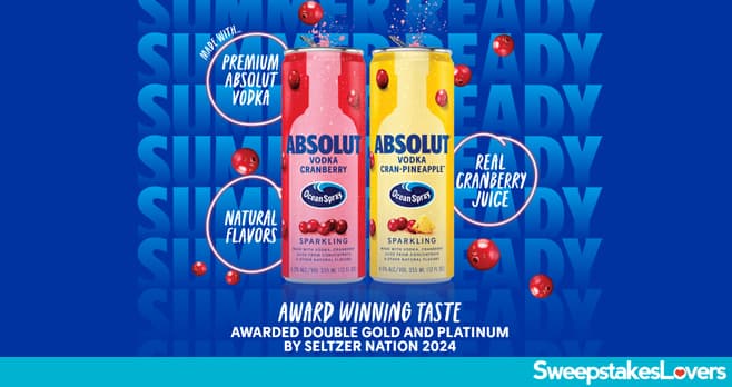 Absolut Ocean Spray RTD Summer Cash Sweepstakes 2025