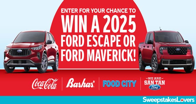 Coca-Cola Bashas' & Food City Refresh Your Ride Sweepstakes 2025