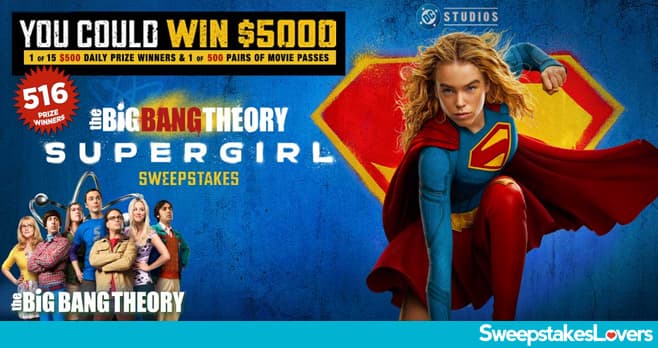 Big Bang Theory SuperGirl Sweepstakes 2026 (BigBangTheoryWeeknights.com)