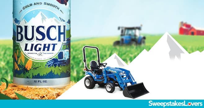 Busch Light New Holland Tractor Sweepstakes 2025 (Busch.com/NewHollandTractor)