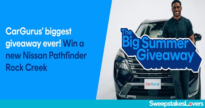 CarGurus Big Summer Giveaway Sweepstakes 2025