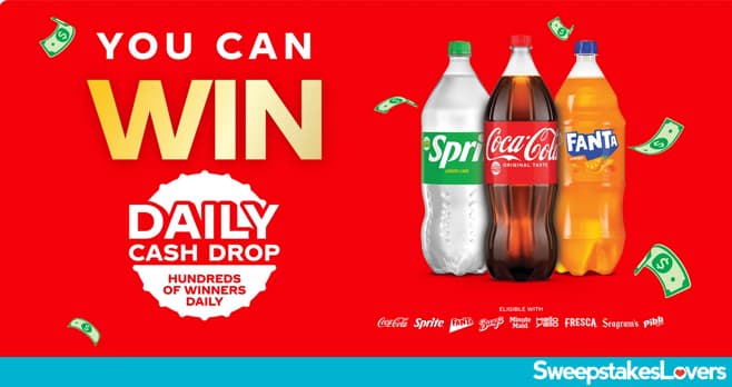 Coca Cola Daily Cash Drop Instant Win Game And Sweepstakes 2025