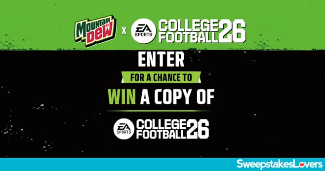 Mountain Dew University Sweepstakes 2025 (DewUniversity.com)