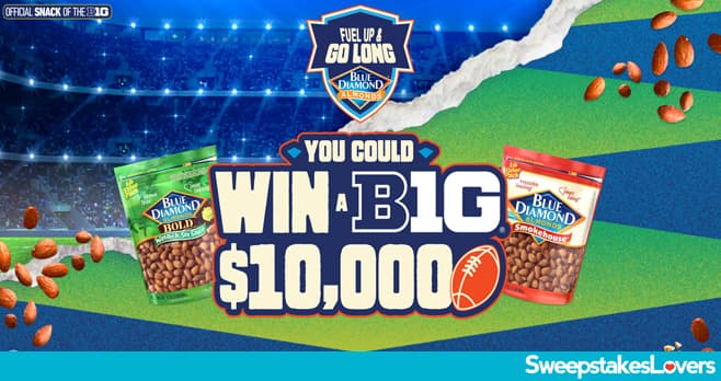 Blue Diamond Growers Football Snack MVP Instant Win and Sweepstakes 2025 (BDSweeps.com)