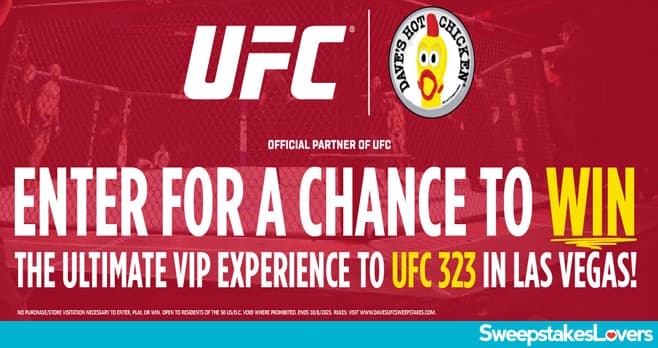 Dave's UFC Sweepstakes 2025
