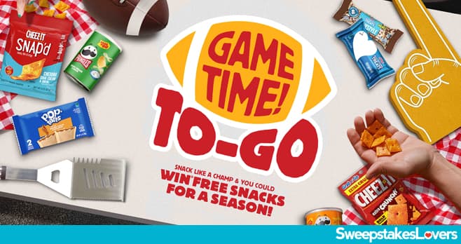 Cheez-It Game Time To-Go Sweepstakes 2025 (GameTimeToGo.com)