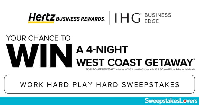 Hertz Work Hard, Play Hard Sweepstakes 2025
