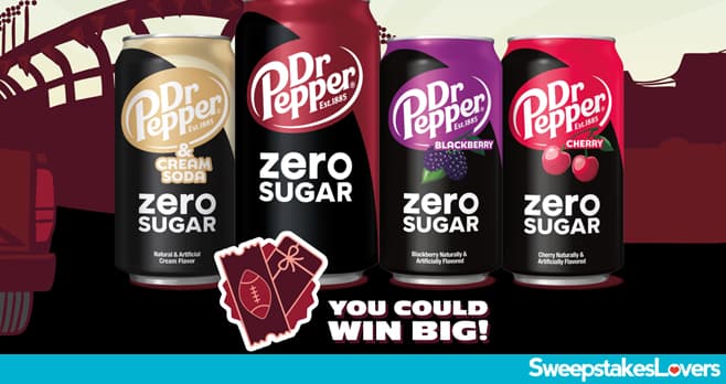 Dr Pepper Zero Sugar Sweepstakes 2025 (DrPepperZeroSugarSweeps.com)