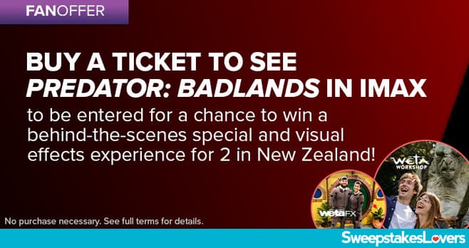 Fandango Behind The Scenes Sweepstakes 2025