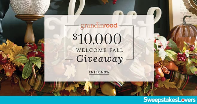 Grandin Road Welcome Fall Giveaway 2025