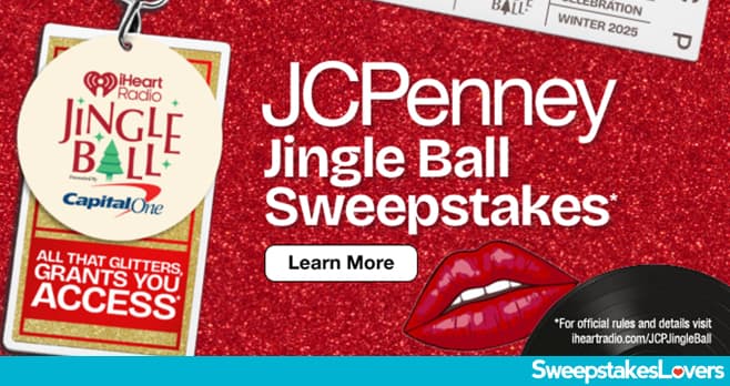 JCPenney Jingle Ball Sweepstakes 2025 (iHeartRadio.com/JCPJingleBall)