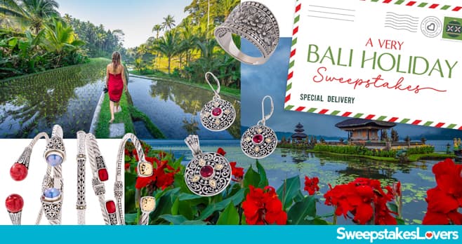 JTV A Very Bali Holiday Sweepstakes 2025 (JTV.com/Sweepstakes)
