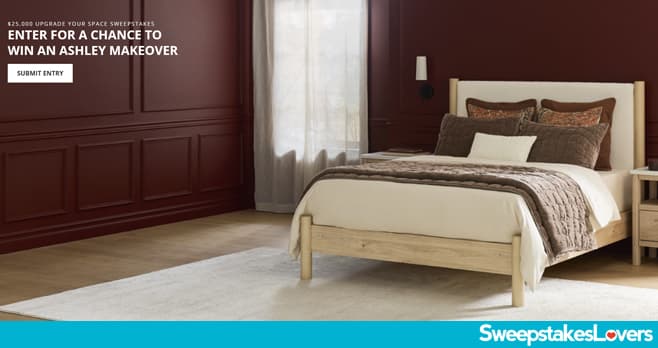 Ashley Furniture Upgrade Your Space Sweepstakes 2025 (AshleyFurniture.com/Sweepstakes)