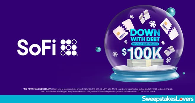 SoFi Down With Debt Sweepstakes 2025
