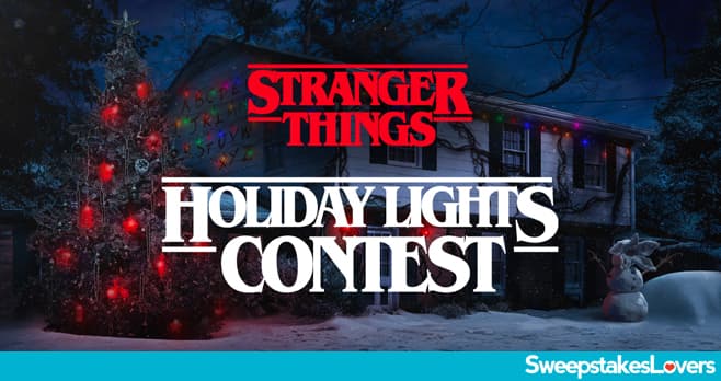 Nextdoor Stranger Things S5 Holiday Lights Contest