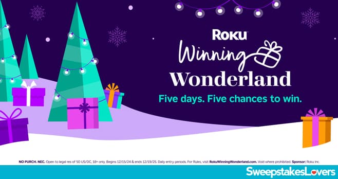 Roku Winning Wonderland Sweepstakes 2025 (RokuWinningWonderland.com)