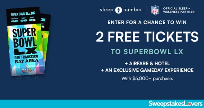 Sleep Number Super Bowl LX Sweepstakes 2026