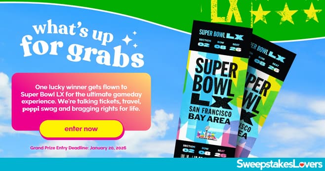 poppi Super Bowl LX Sweepstakes 2026 (PoppiBigBame.com)