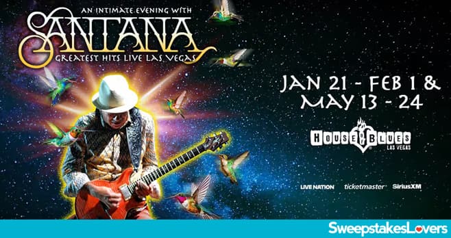 SiriusXM Santana Sweepstakes 2026 (SiriusXM.com/Sweepstakes)
