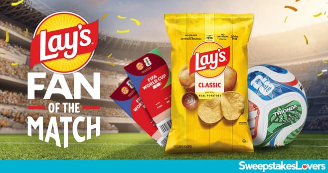 Lay's Fan Of The Match Sweepstakes 2026 (LaysFWC26.com)