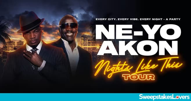 SiriusXM NE-YO and AKON Sweepstakes 2026 (SiriusXM.com/NightsLikeThisTour)