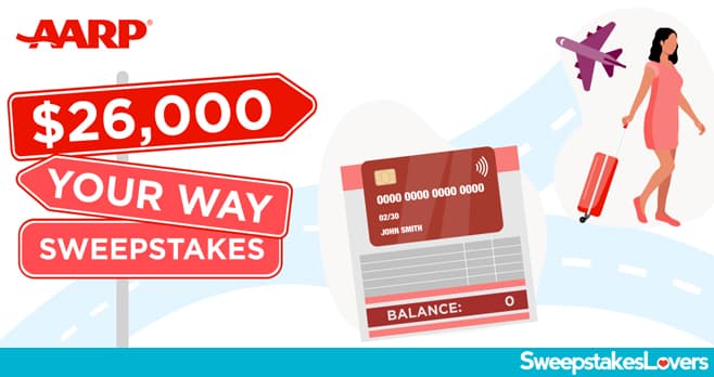 AARP $26,000 Your Way Sweepstakes 2026