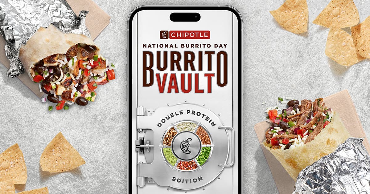 Chipotle Burrito Vault Double Protein Edition Sweepstakes 2026 (UnlockBurritoDay.com)