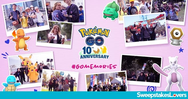 Pokémon GO 10th Anniversary Sweepstakes 2026