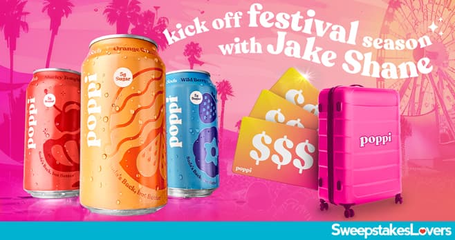 poppi Festival Season Sweepstakes 2026 (PoppiFestivalSeason.com)