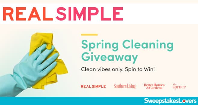 Real Simple Spring Cleaning Giveaway 2026