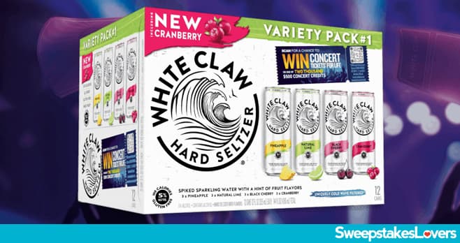 WHITE CLAW Tickets For Life Sweepstakes 2026 (WhiteClawTicketsForLifeSweeps.com)