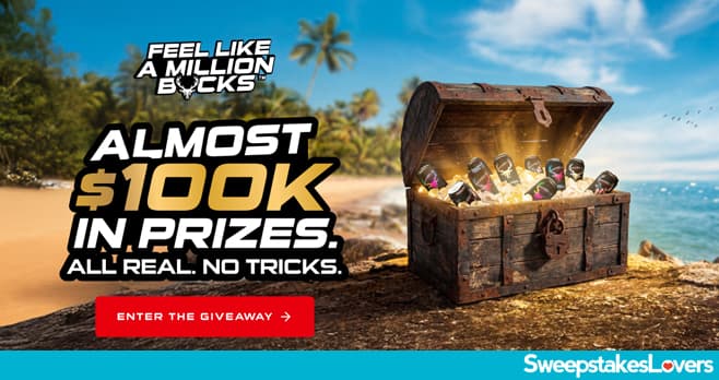 Bucked Up Castaway Sweepstakes & Instant Win Game 2026 (BuckedUpGiveaways.com)