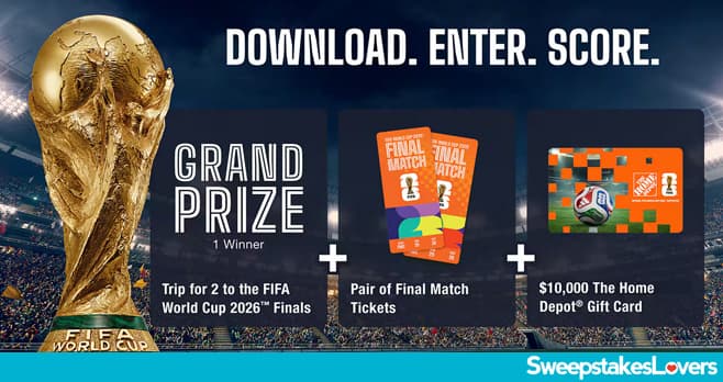Home Depot FIFA World Cup Sweepstakes 2026