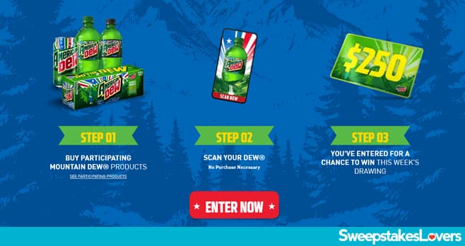 Mountain Dew American DEW Sweepstakes 2026 (AmericanDew.com)