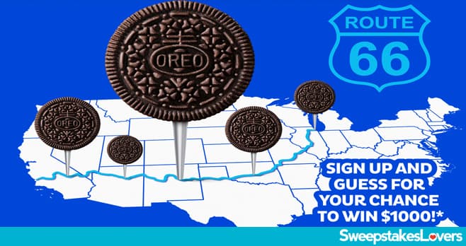 OREO Route 66 Playful Sweepstakes 2026 (OREO.com/PlayfulSweeps)