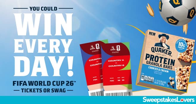 Quaker FIFA World Cup Instant Win Game & Sweepstakes 2026 (QuakerFWC26.com)