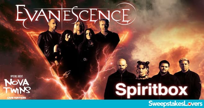 SiriusXM Evanescence Contest 2026 (SiriusXM.com/Evanescence2026)