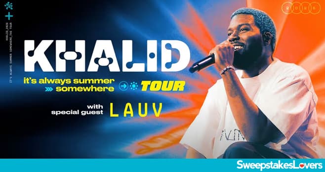 SiriusXM Khalid Contest 2026 (SiriusXM.com/KhalidTour)