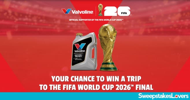 Valvoline For The Driven Sweepstakes 2026 (ValvolineWorldCup.com)