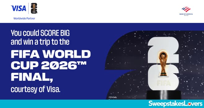 Visa FIFA World Cup Sweepstakes 2026 (TakeMeToTheTournament.com)