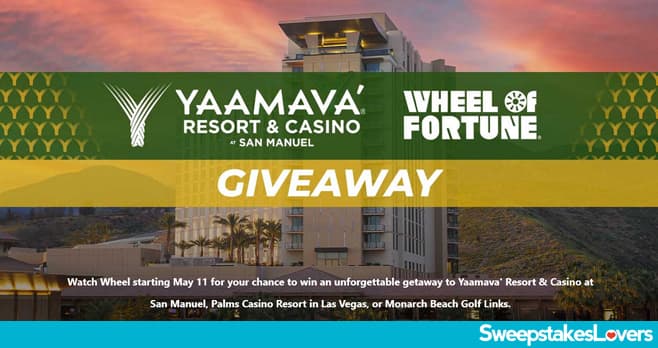 Wheel Of Fortune Yaamava Resort & Casino Giveaway 2026 (Bonus Round Puzzle Solution)