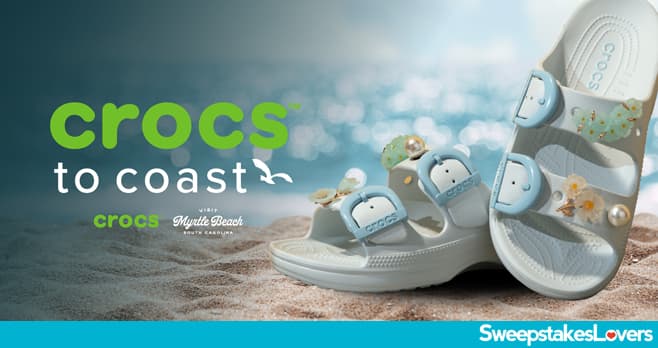 Crocs To Coast Sweepstakes 2026 (CrocsToCoastSweepstakes.com)