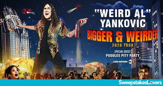 SiriusXM Weird Al Yankovic Contest 2026 (SiriusXM.com/WeirdAlVegas)