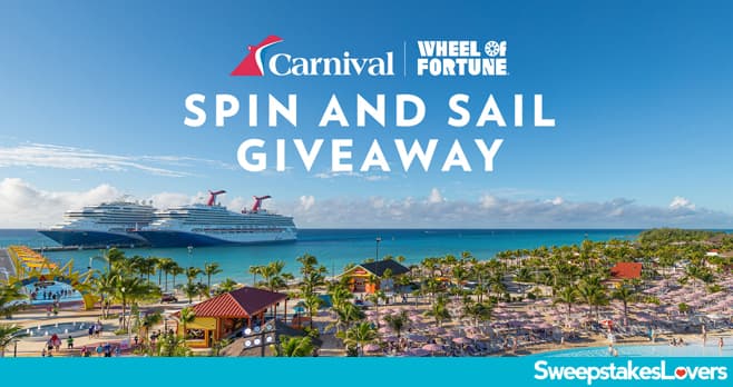 Wheel Of Fortune Carnival Spin & Sail Giveaway 2026