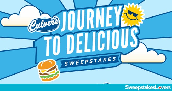 Culvers Summer Sweepstakes 2026 (Culvers.com/Journey-To-Delicious)