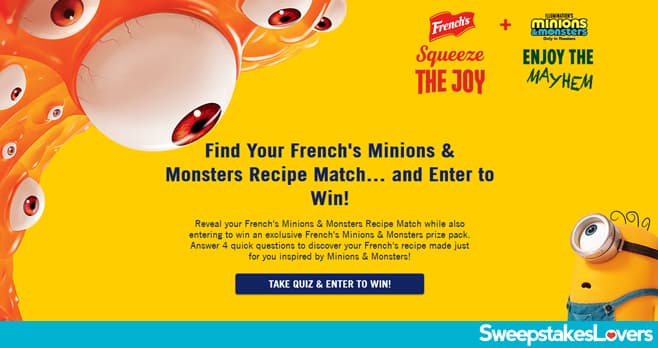 French's Minion Mustard Sweepstakes 2026