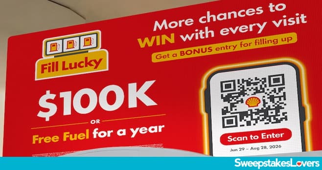 Shell Fill Lucky Sweepstakes 2026 (Shell.us/Fill-Lucky)