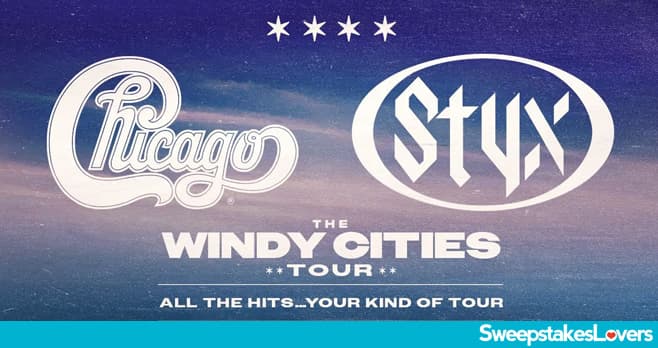 SiriusXM Chicago and Styx Sweepstakes 2026 (SiriusXM.com/WindyCityTour2026)