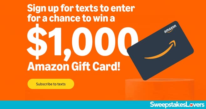 Amazon $1,000 Sweepstakes 2026